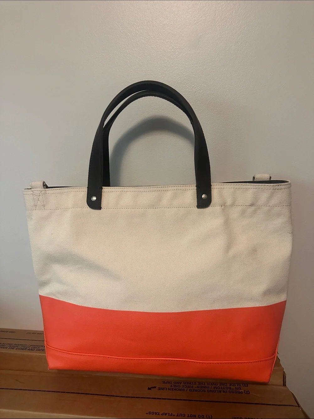 Jack Spade Dipped Industrial Canvas Coal Bag